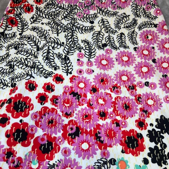 LuLaRoe Pencil Skirt Womens Multicolor Floral Knee Length Colorful Spring - Picture 7 of 9